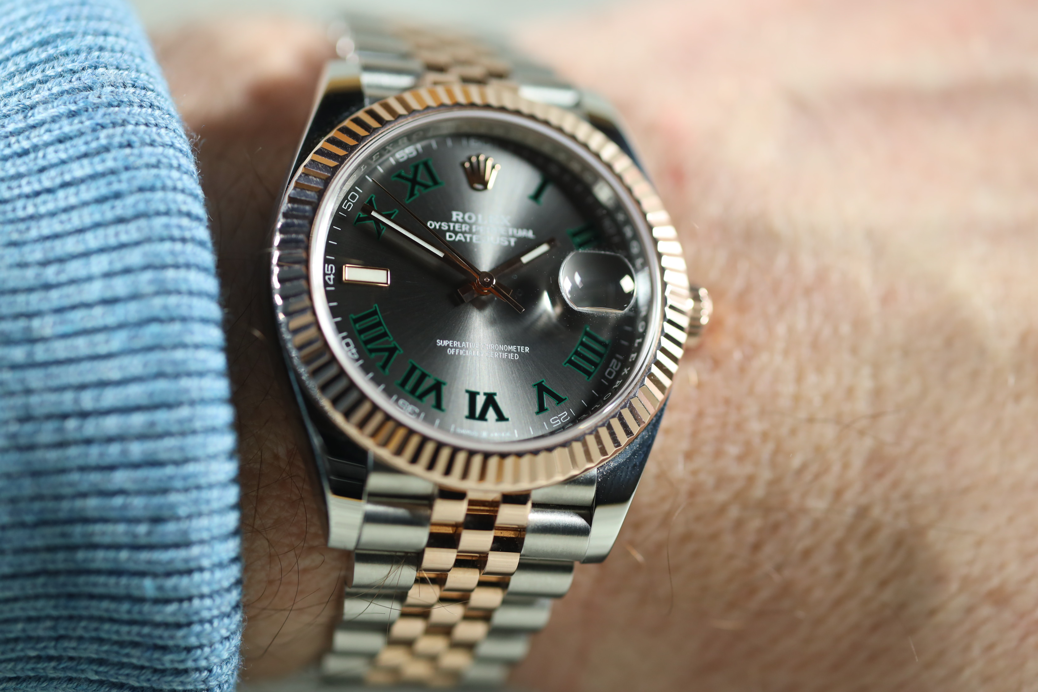 image of watch on wrist